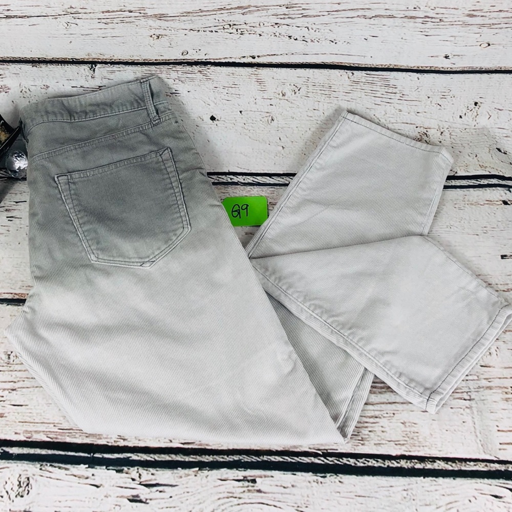 Gap Dip-Dyed Boyfriend Crop Ltwt Cords 28/8